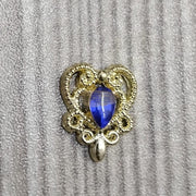 10pcs Blue Heart Nail Charms | Nail Art Decorations Nail Charm