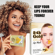 24K Gold Collagen Hyaluronic Acid Lip Mask Lip Mask
