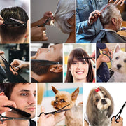 Barber Scissors | Hair Cutting Shears | 6" | Blue