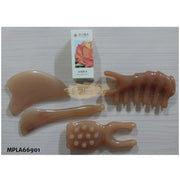 4 pcs Face Lifting Resin Gua Sha Set with FREE Rose Essential Oil Gua Sha Set