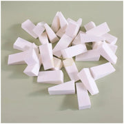 50pcs White Disposable Makeup Sponge Wedges Makeup Sponge