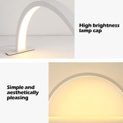 U-Shaped Beauty Table Lamp 750mm | White