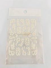 5D Embossed Nail Art Stickers - STZ-5D13 Nail Stickers