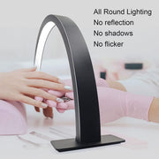 U-Shaped Beauty Table Lamp 550mm | Black