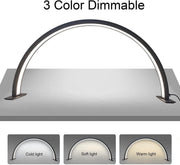 U-Shaped Beauty Table Lamp 750mm | White