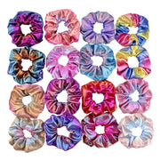 Shiny Multi-Colored Hair Scrunchies (1 piece)