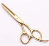 Barber Scissors | Hair Thinning Shears | 6" | Gold