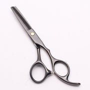 Barber Scissors | Hair Thinning Shears | 6" | Black