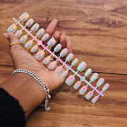 30pcs Finished Design Press On Nail -C39D-5 | Size S-XS-M