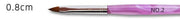 Acrylic Brush No 2 Nail Art Brush
