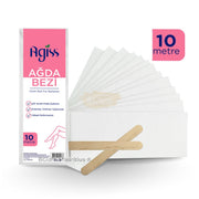 Agiss Epilation Cloth 10m | Waxing Fabric Waxing Cloth