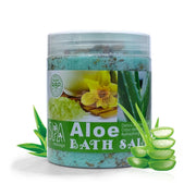 Aloe Bath Salt Scrub 350g | Natural Skin Exfoliant Bath Salt Scrub