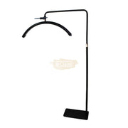 Black Half Moon Floor LED Lamp HD-M8X | 125-180 cm | 71cm | 50W Lighting