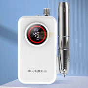 Blueque BQ-119 rechargeable nail drill machine with LCD screen and 45,000 RPM speed