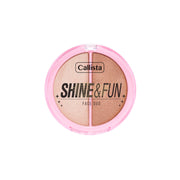 CALLISTA SHINE&FUN FACE DUO 100 Sparkle Crew Blush & Highlight Palette 10g Blush & Highlighter