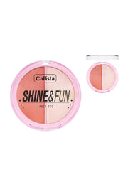CALLISTA SHINE&FUN FACE DUO 140 Good Company Blush & Highlight Palette 10g Blush & Highlighter