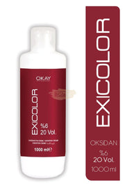 Exicolor Oxidation Cream 1000ml - 20 Volume 6% Permanent Hair Color