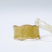 Fashion Jewelry - Ring Set M-369 -4 (Amber) Yellow Fashion Jewelry