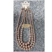 Fashion Jewelry Set | Pearl Necklace With Earrings #35
