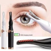 Heated Eyelash Curler USB Rechargeable False Eyelash Accessories