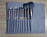 Makeup Brush Set 11 Pieces - Slate Gray Makeup Accessories