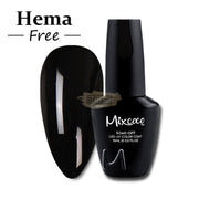 Mixcoco Soak-Off Gel Polish 15ml - Cream Grey 221 (SMC 144 Black) Gel Nail Polish