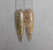 Mixcoco Soak-Off Gel Polish 15Ml - Km Clear Glitter Gold Nail