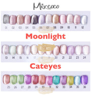 Mixcoco Soak-Off Gel Polish 15ml | Moonlight Cateyes 12 Gel Nail Polish