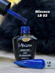 Mixcoco Soak-Off Gel Polish 15ml - Shine Glitter Collection 278 (LB 02) Gel Nail Polish
