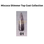 Mixcoco Soak-Off UV No Wipe Shimmer Top Coat 15ml | #1 Gel Polish Top Coat