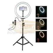 Multi-Function USB Ring Light 30 cm with Tripod & Phone Clip Salon Furnishing