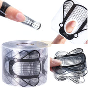 Nail Form | Clear & Black Summer Perfect Nail Form