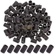 Nail Sanding Bands Black - Fine 240 Grit Sanding Bands