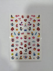 Nail Stickers Cartoon Collection | K-014 Disney Princesses Nail Art