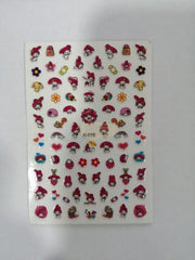 Nail Stickers Cartoon Collection | K-016 My Melody Nail Art