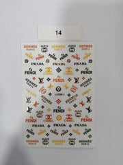 Nail Stickers Designer Collection VDSM-J 14 Nail Art