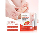 Sadoer Strawberry Nicotinamide Moisturizing Brighten Foot Mask Foot Mask