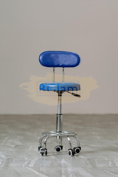 Stool with store backrest and wheels