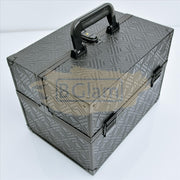 Textured Makeup Cosmetic Organizer Box M-43 - Black