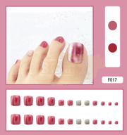 Press On Nails for Toes - F017
