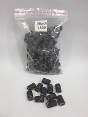 Nail Sanding Bands Black - Medium 180 Grit