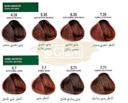 Botanic Plus Ammonia-Free Permanent Hair Color Cream 60ml - 5.35 Light Brown Gold Mahogany/Akaju (100% Vegan)