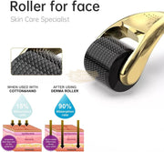 Derma Roller Cosmetic Needling 0.25mm | Gold Makeup Accessories