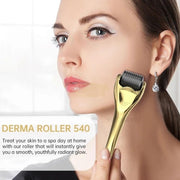 Derma Roller Cosmetic Needling 0.25mm | Gold Makeup Accessories