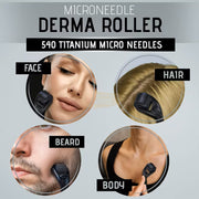 0.5mm Black Derma Roller | Cosmetic Needling Tool Makeup Accessories