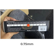 Derma Roller Cosmetic Needling 0.75mm | Black/black Makeup Accessories