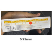 Derma Roller Cosmetic Needling 0.75mm | Gold Makeup Accessories