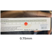 Derma Roller Cosmetic Needling 0.75mm | Silver/black Makeup Accessories