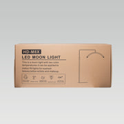 Half Moon Floor LED Lamp HD-M8X | 125-180 cm | 71cm | 50W | White
