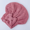Quick & Absorbent Hair Drying Towel Cap with Bowknot
